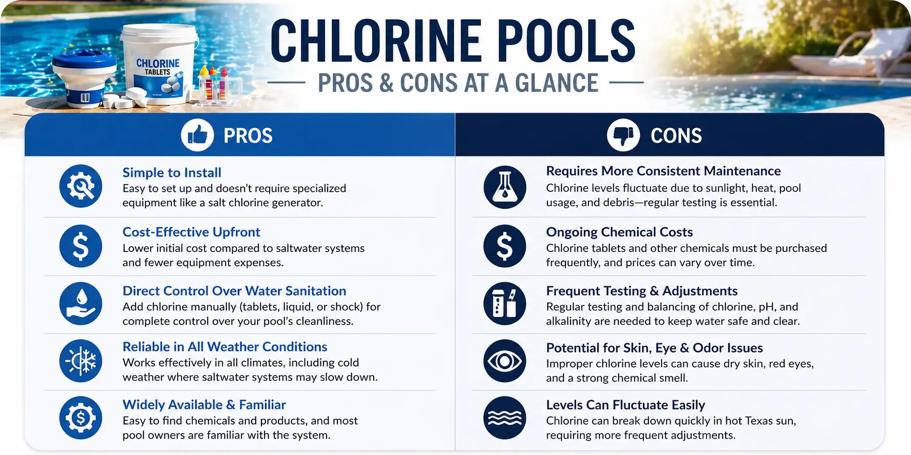 Chlorine Pool Pros and Cons